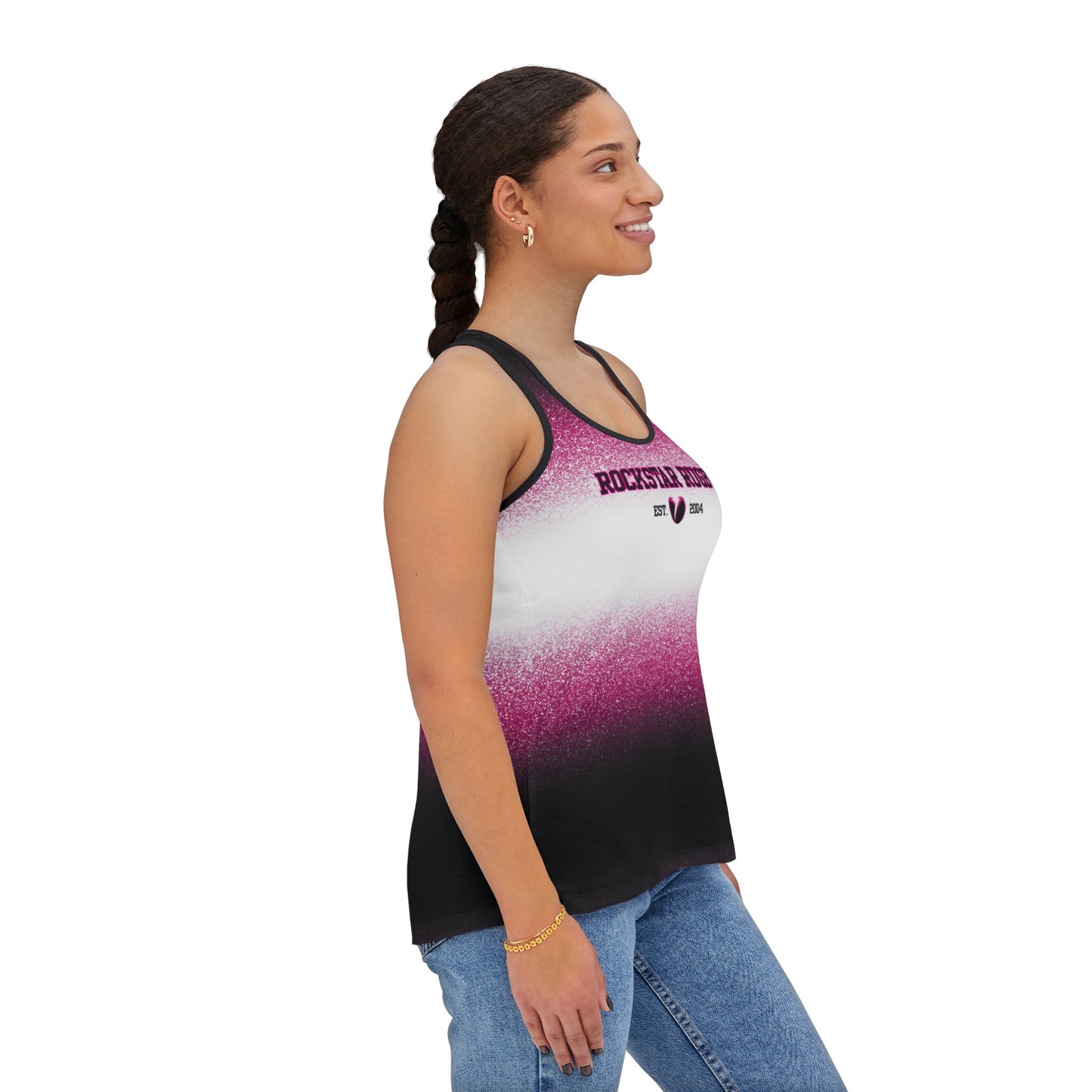Pink Stardust Logo Women's Tank Top
