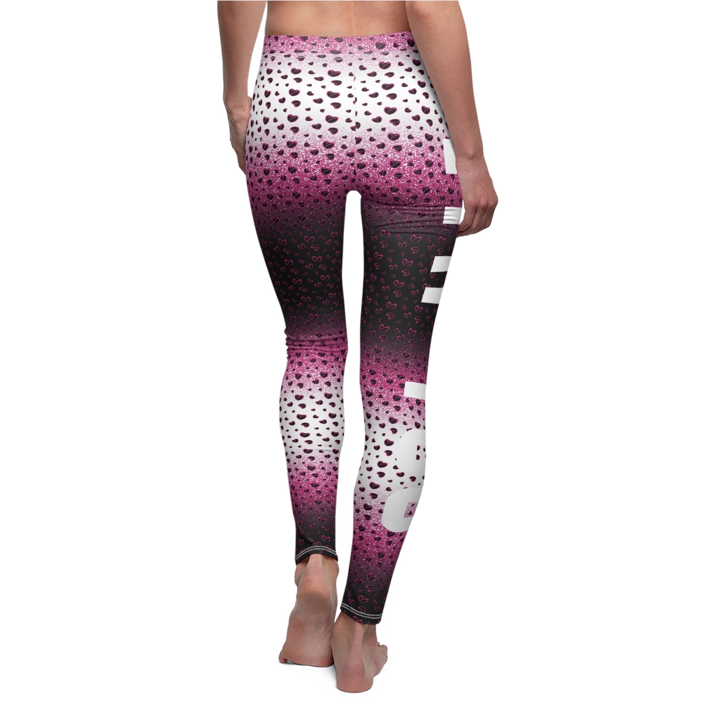 Pink Stardust & <3's With You Leggings