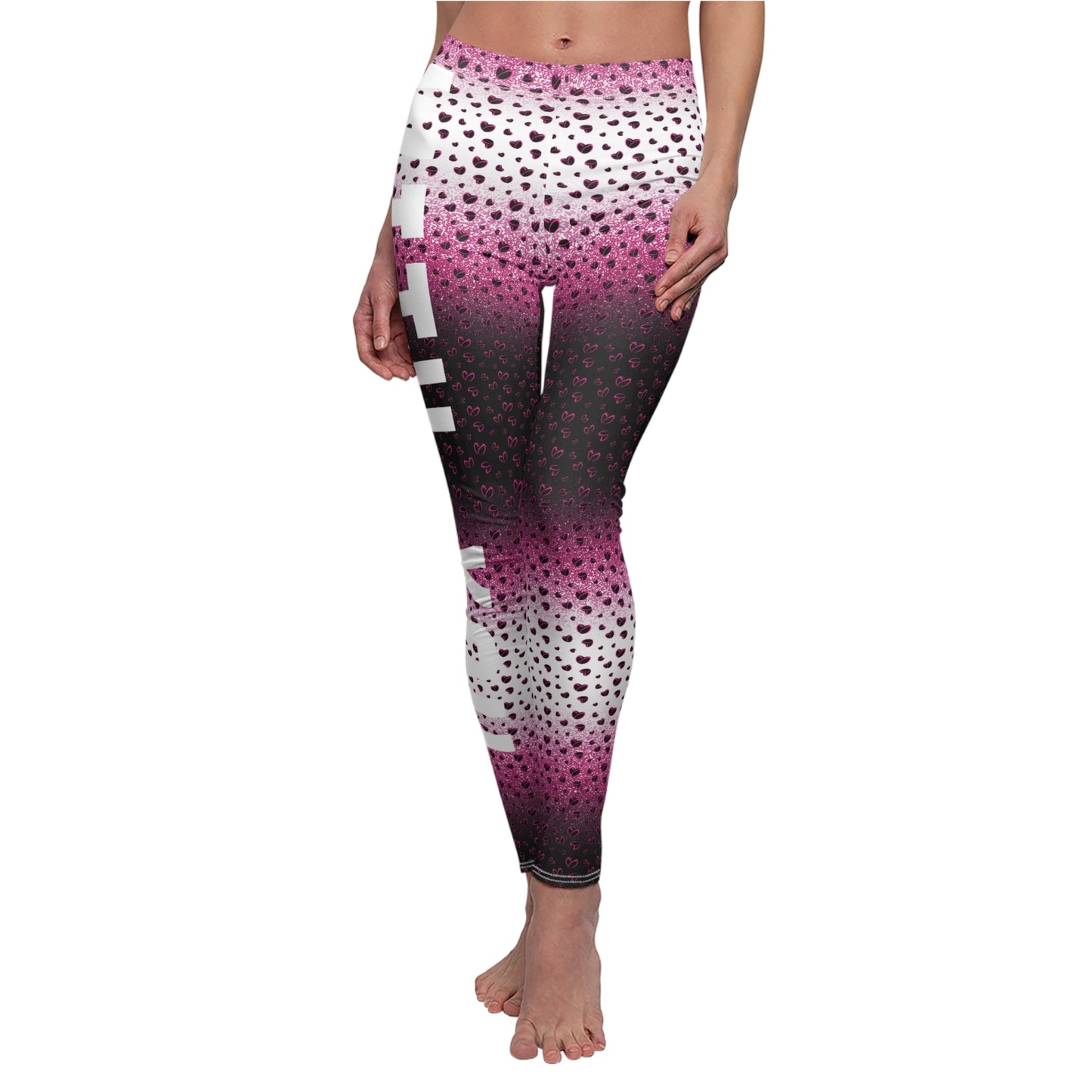 Pink Stardust & <3's With You Leggings