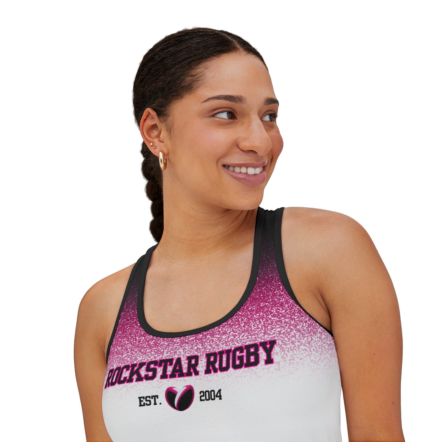 Pink Stardust Logo Women's Tank Top