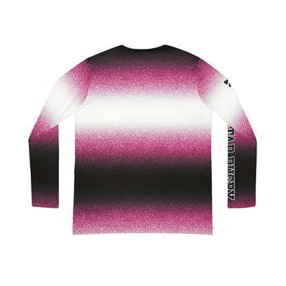 Pink Stardust Long Sleeve V-neck Shirt