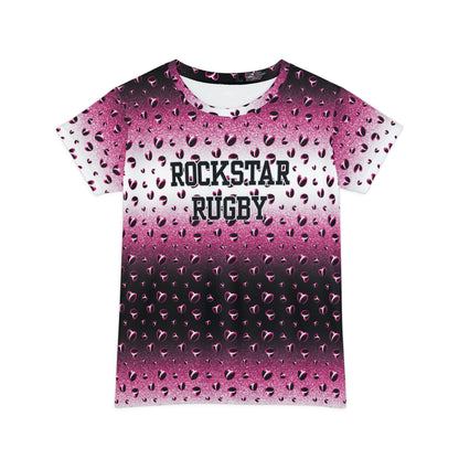 Pink Stardust & <3's Short Sleeve Shirt