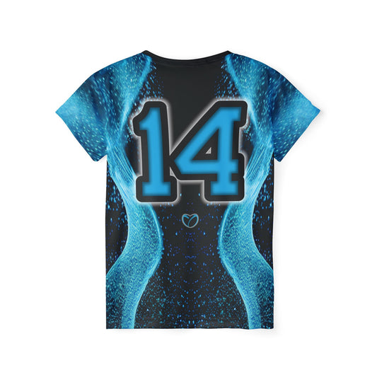 Glow Up Jersey - All Cyan #14
