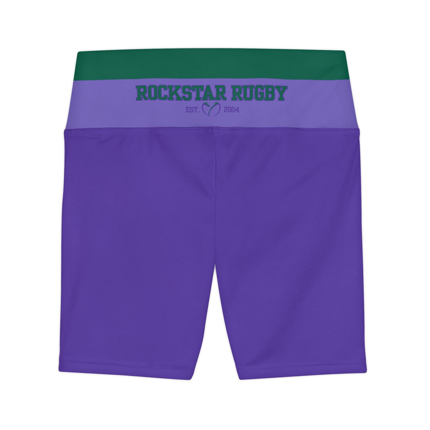 Grape Soda High Waisted Polyester/Spandex Shorts