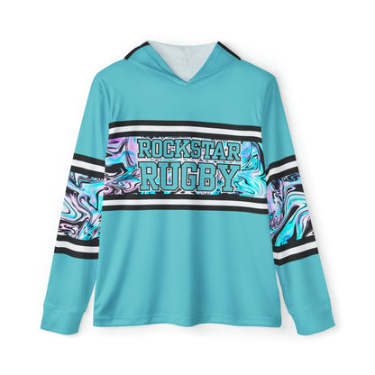 Blueberry Trails 15 Makes One Lightweight Moisture Wicking Hoodie (Aqua)