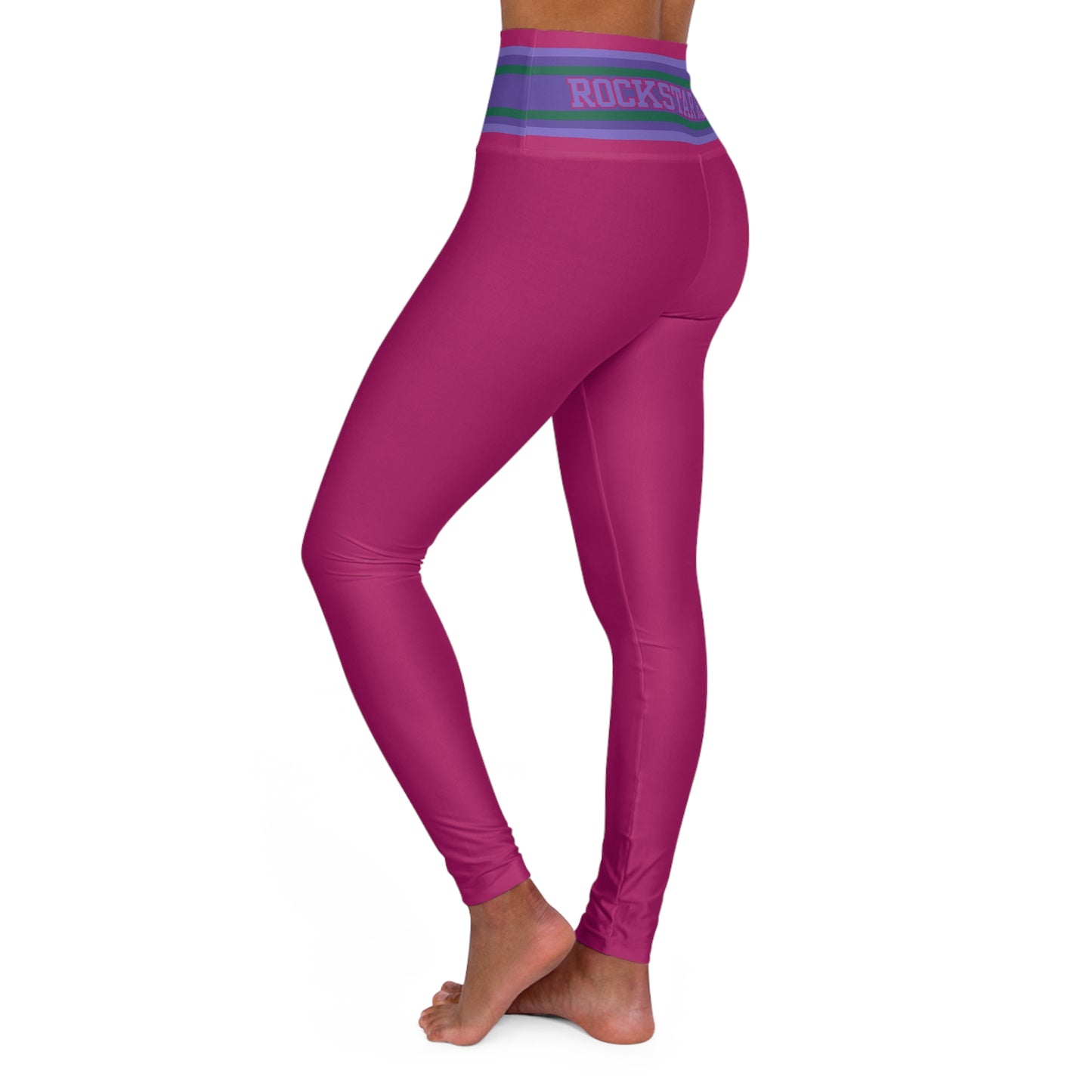 Raspberry Soda High Waisted Leggings