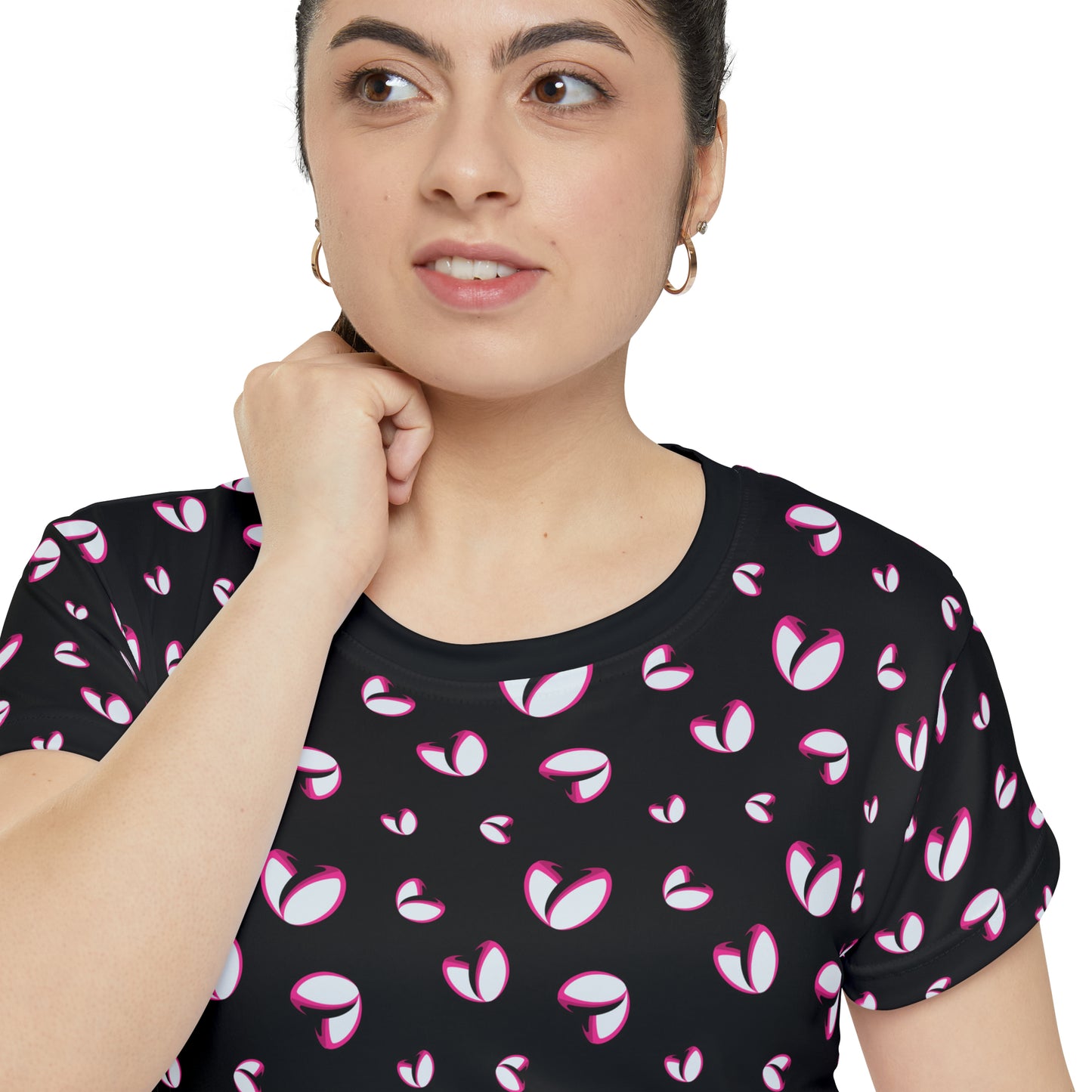Rugby <3's Short Sleeve Shirt (Black)