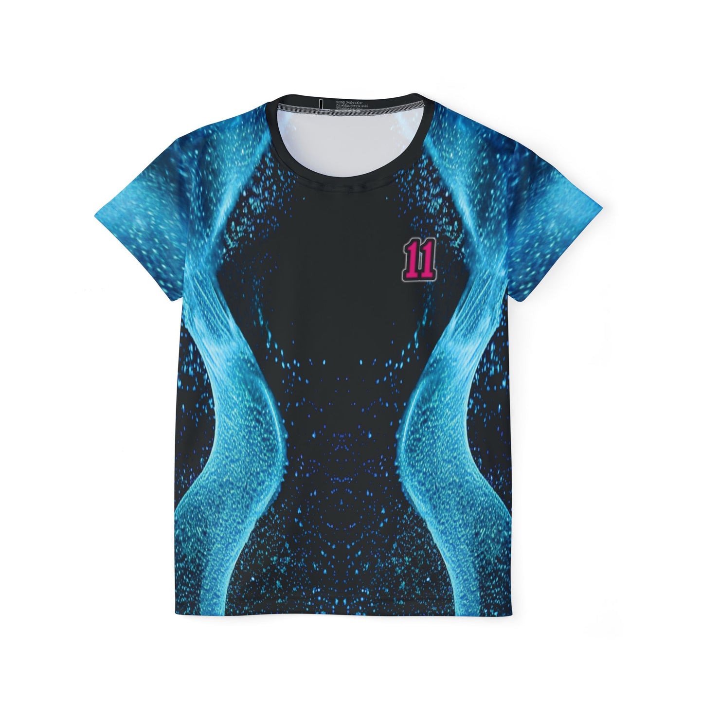 Glow Up Jersey - Cyan + Pink #11