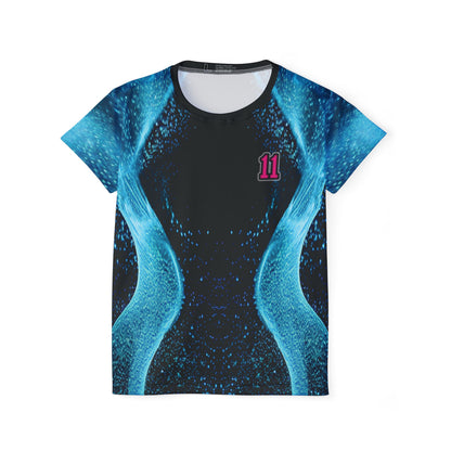 Glow Up Jersey - Cyan + Pink #11