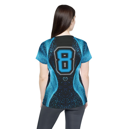 Glow Up Jersey - All Cyan #8