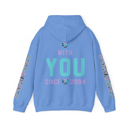 Blueberry Trails Stacked Logo  - Heavy Blend™ Hooded Sweatshirt