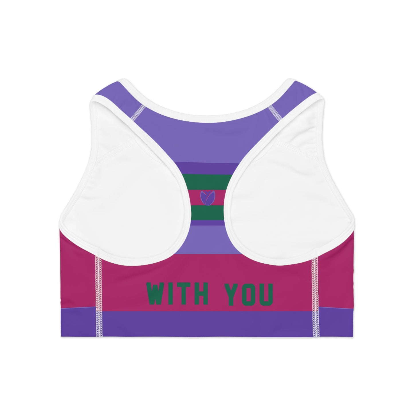 Raspberry Soda Seamless Sports Bra