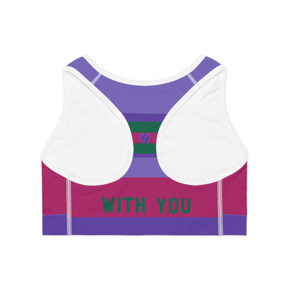 Raspberry Soda Seamless Sports Bra