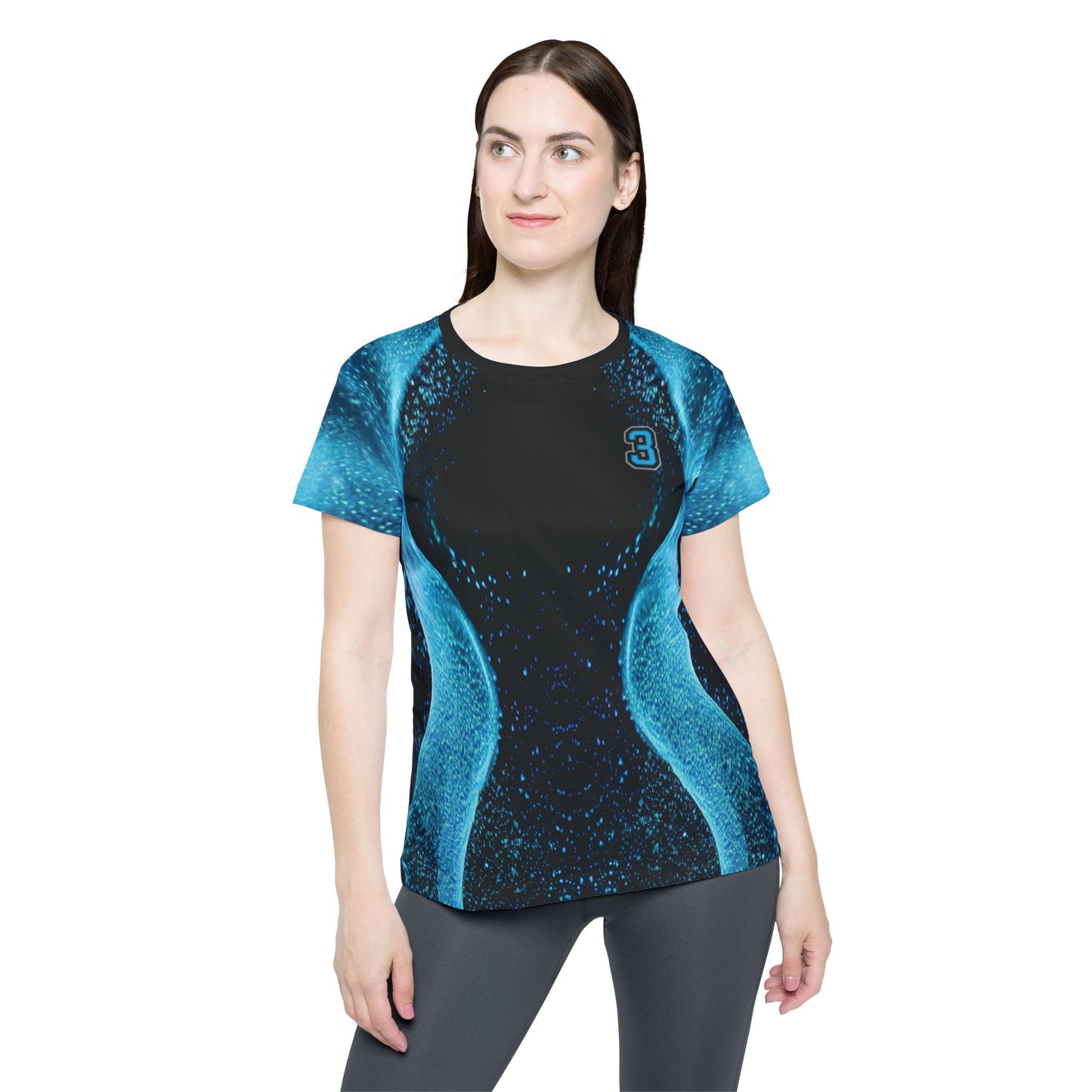 Glow Up Jersey - All Cyan #3