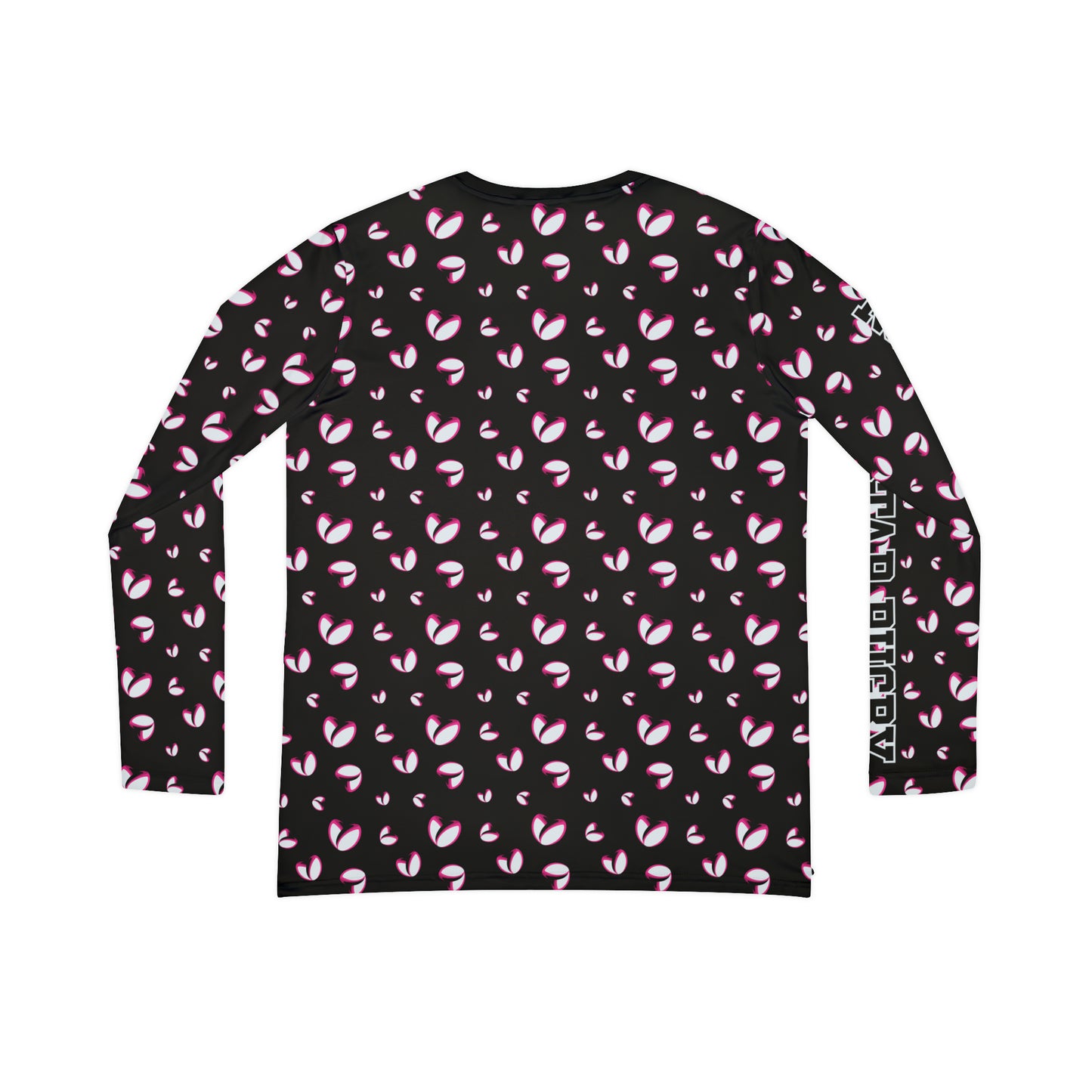 Rugby <3's  Long Sleeve V-neck Shirt (Black)