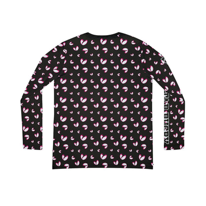 Rugby <3's  Long Sleeve V-neck Shirt (Black)