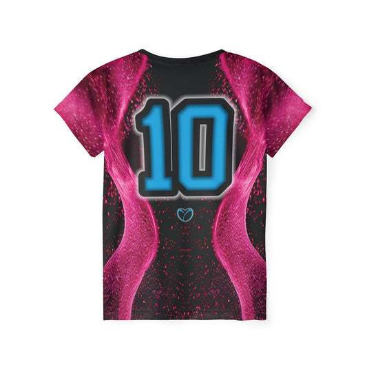 Glow Up Jersey - Pink + Cyan #10