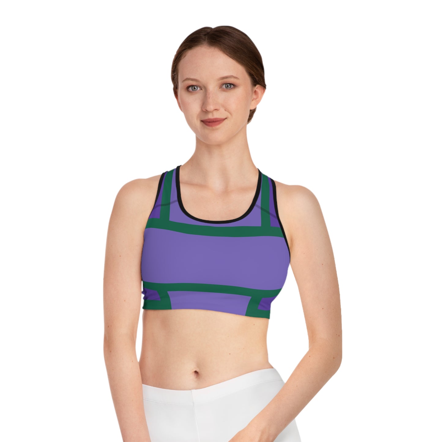 Grape Soda Moisture Wicking Sports Bra