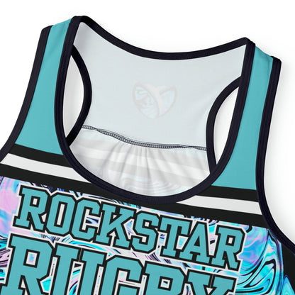 Blueberry Trails Tank Top (Aqua)