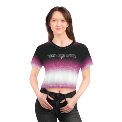 Pink Stardust Cropped Tee