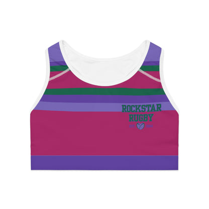 Raspberry Soda Seamless Sports Bra