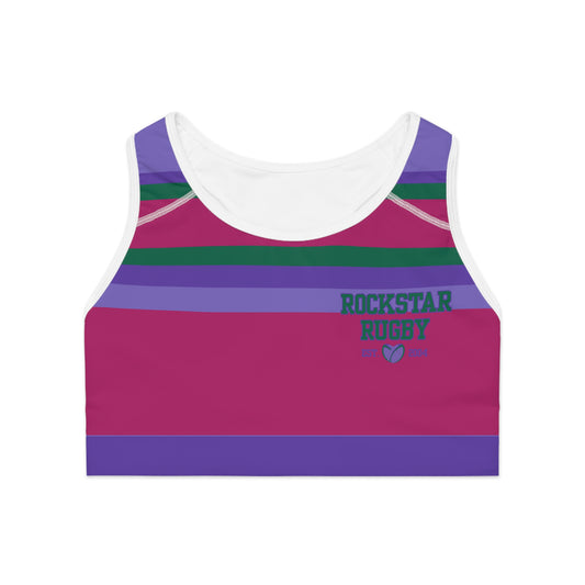 Raspberry Soda Seamless Sports Bra