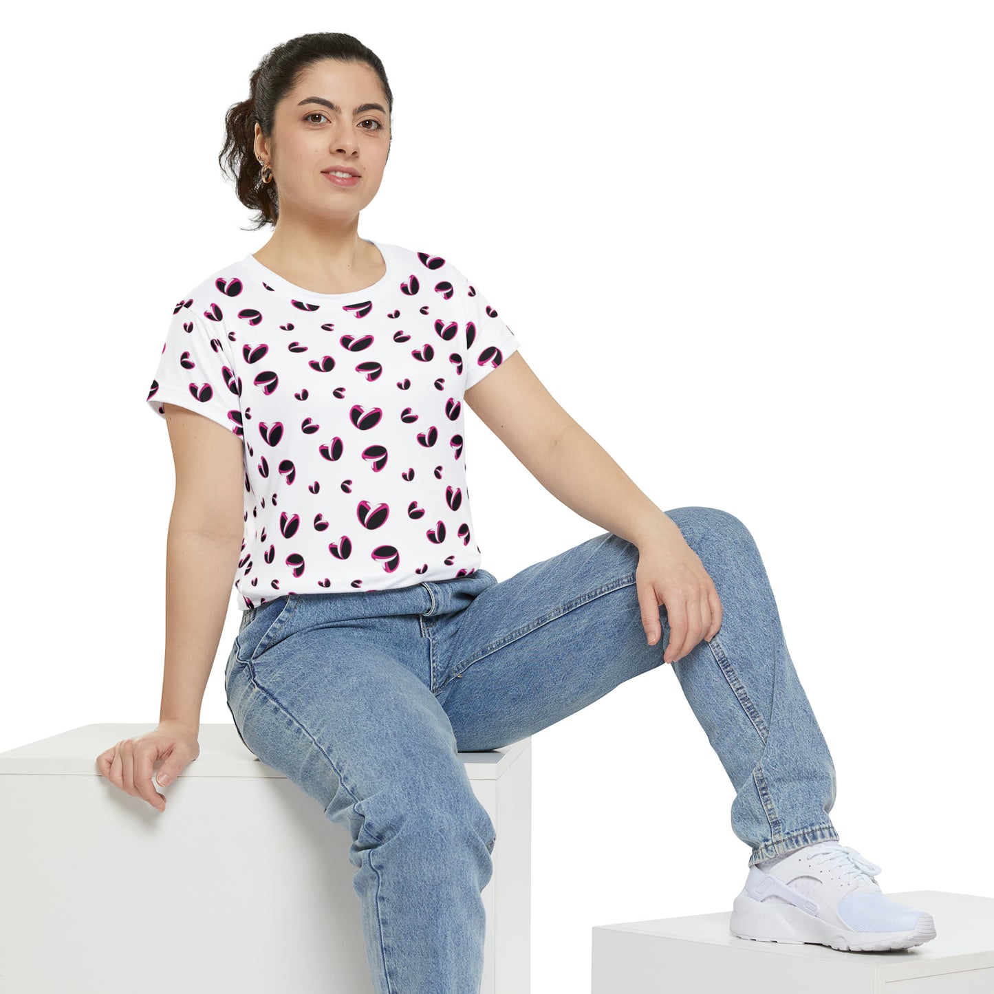 Rugby <3's Short Sleeve Shirt (White)
