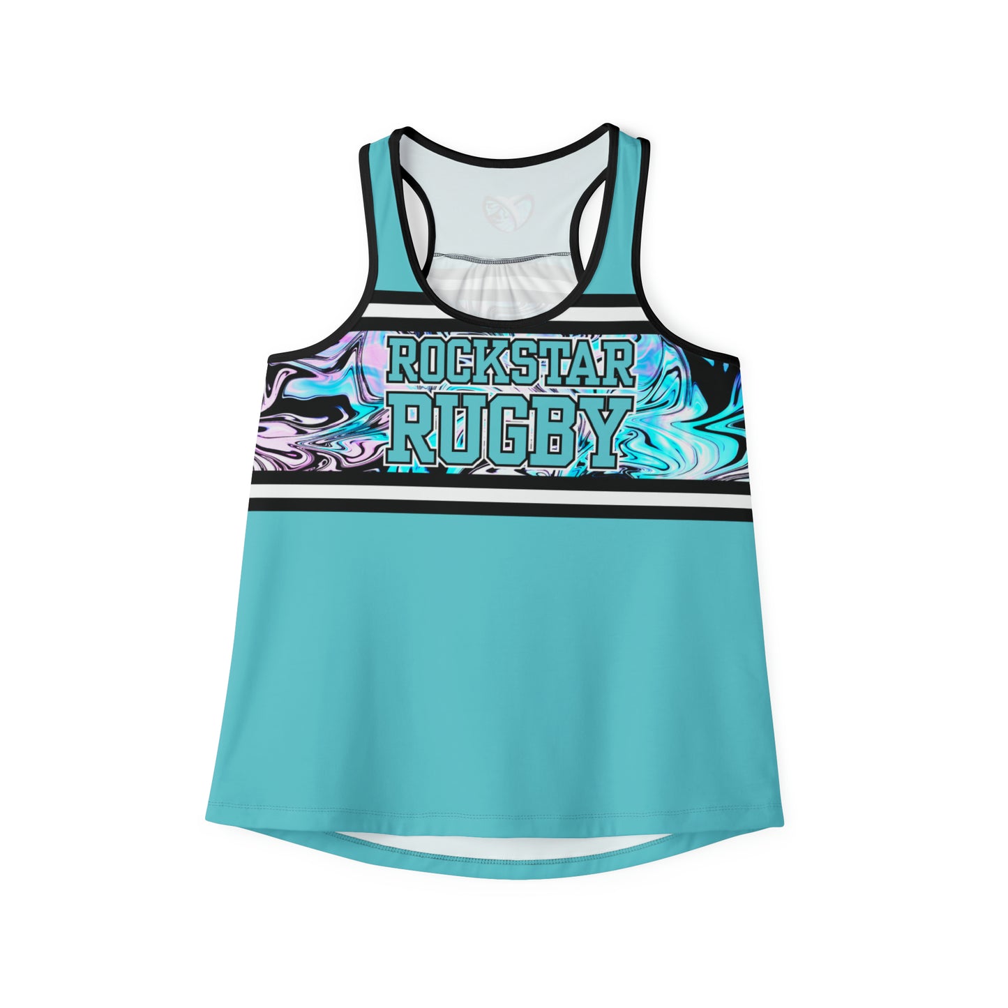 Blueberry Trails Tank Top (Aqua)