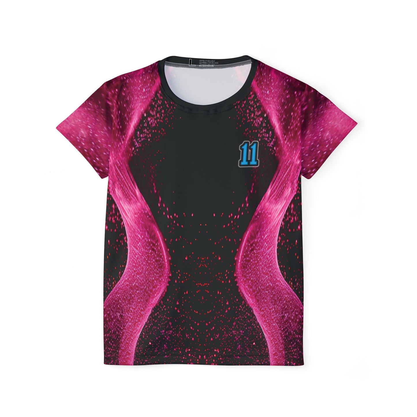 Glow Up Jersey - Pink + Cyan #11