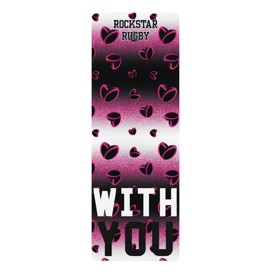 Pink Stardust & <3's Yoga Mat