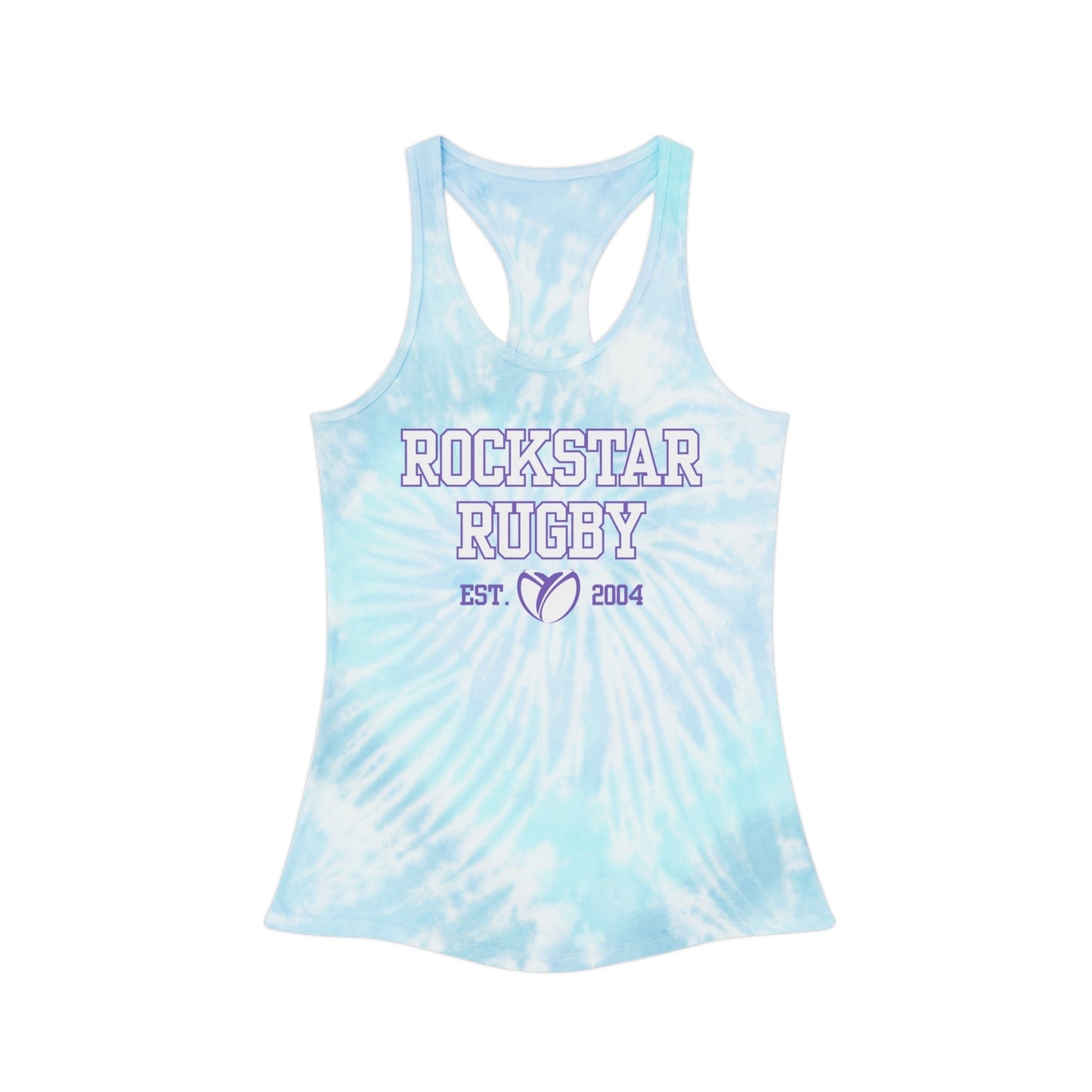 Lilac Logo Tie Dye Racerback Tank Top