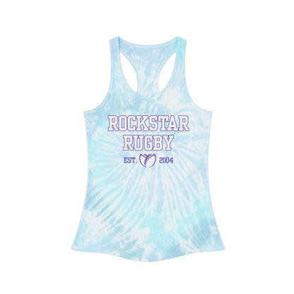 Lilac Logo Tie Dye Racerback Tank Top